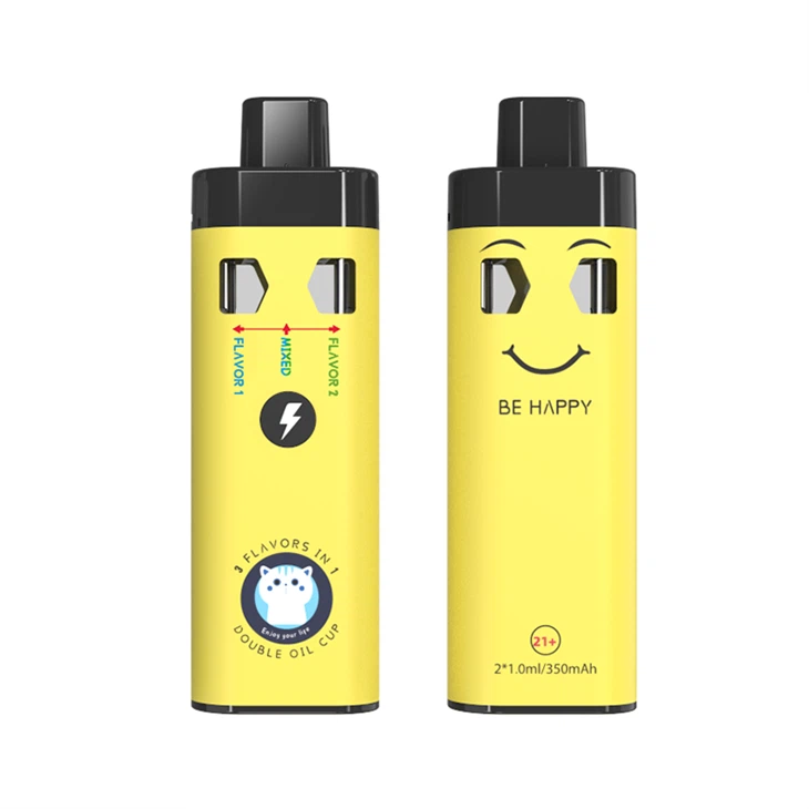 Green Time 2 in One Dual Chamber CBD Vape Rechargeable All in One Device Preheat Double Disposable Vape Pen
