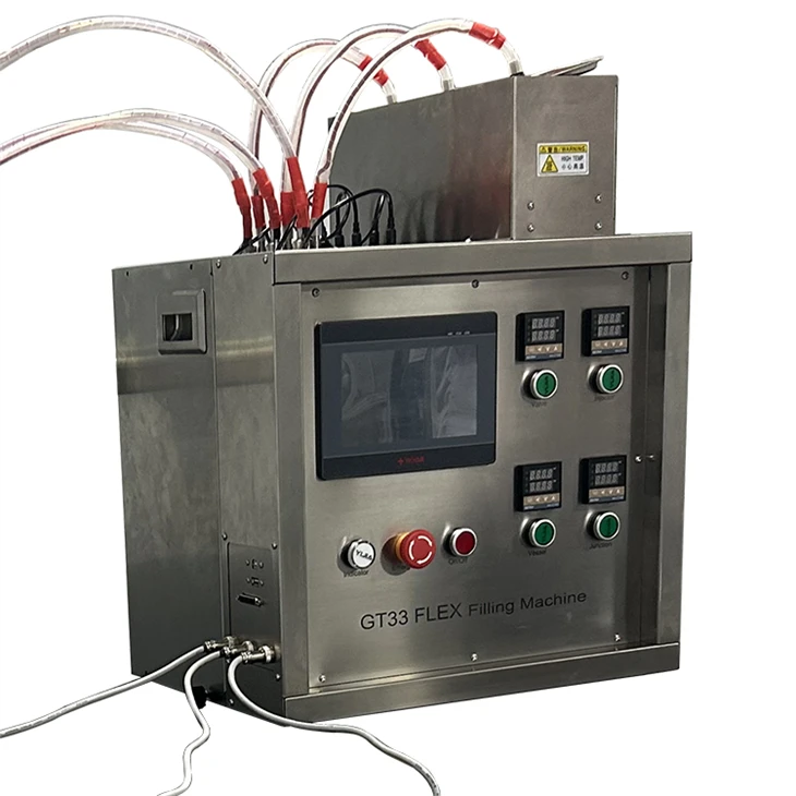 GT33 Automatic CBD/THC/HHC Disposable Vape Filling Machine USA Hot Selling 1ml-5ml Multi-flavor Disposable Carts Filler